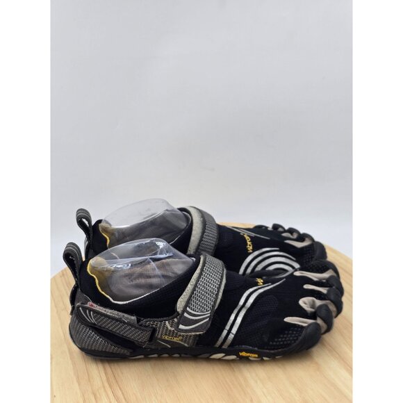 Vibram Fivefingers Mens  EVO Black Barefoot Running  Trail Shoes M3685 Size 9 - Picture 4 of 8